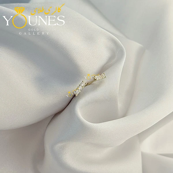 گوشواره طلا خطی کوتاه